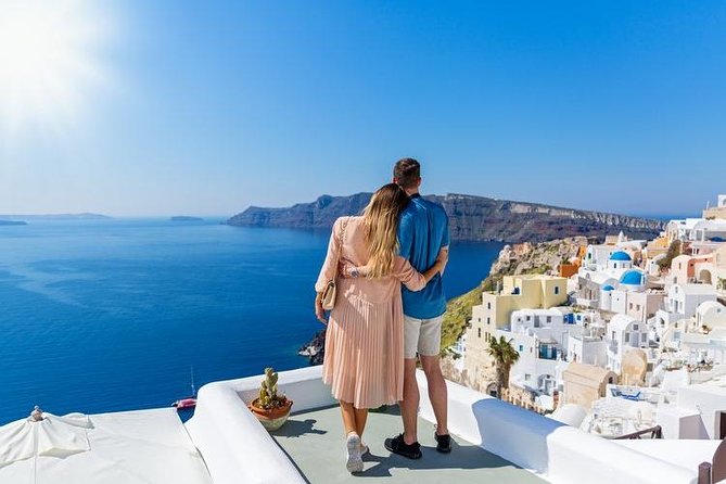 Oia Sunset and Traditional Villages Full Day Tour - Profitis Ilias for Santorini from above