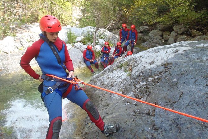 Olympus Canyoning Course - Entry to Intermediate - Waterfalls, slides, and natural pools