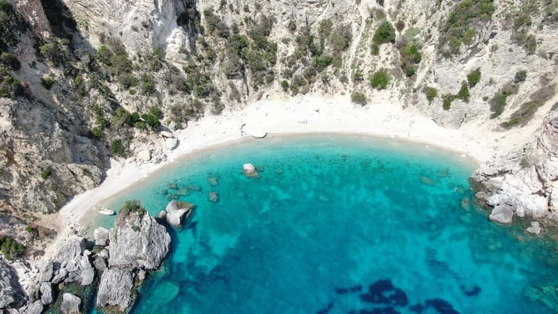 Paleokastritsa: Paradise, Yali Beach, & Blue Caves Boat Tour - The third cave and a final look at the cliffs