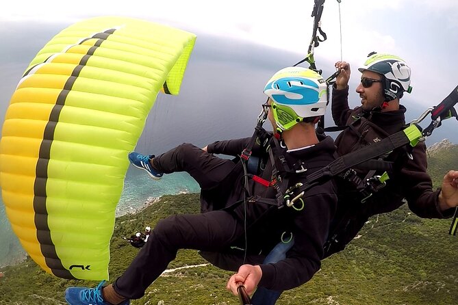 Paragliding Tandem Flight in Corfu - What happens from Vatos to takeoff