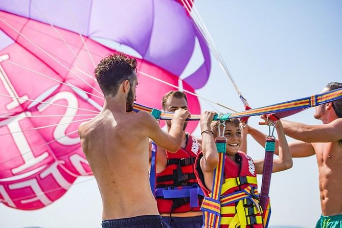 Parasailing Experience For 2 - Corfu Sidari Watersports - The short boat ride to the offshore platform