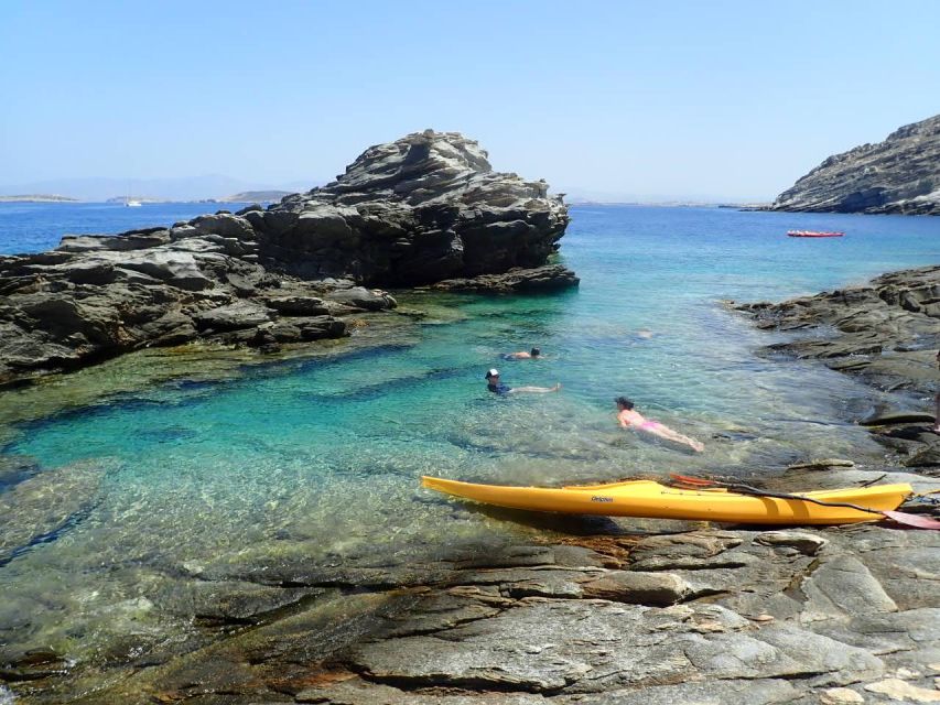Paros: Sea Kayak Trip with Snorkeling and Snack or Picnic - Wind Changes the Route, and That Is a Good Thing