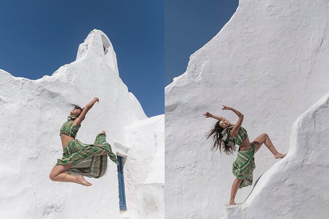 Photography Session in Mykonos - The Windmills at Kato Milli