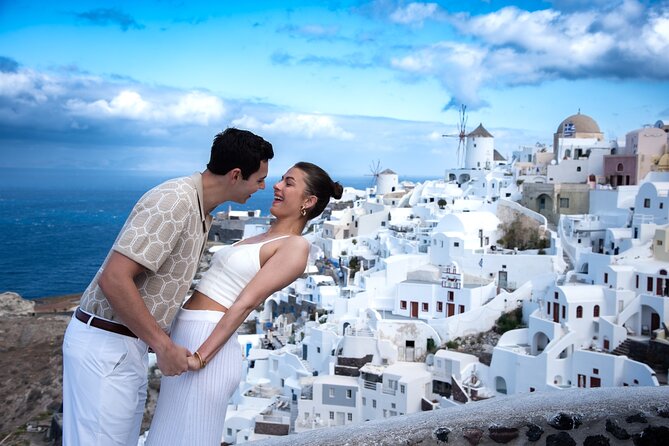 Photoshoot in Santorini Oia - The Important Communication Warning