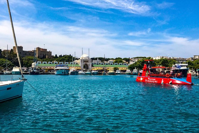 Poseidon Submarine At Mandraki Harbor - The 45-minute route around Rhodes sights