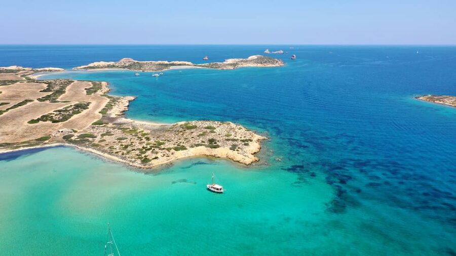 Pounta: Paros & Antiparos Cruise, Swimming & Seafood Lunch - How much value you get for $104