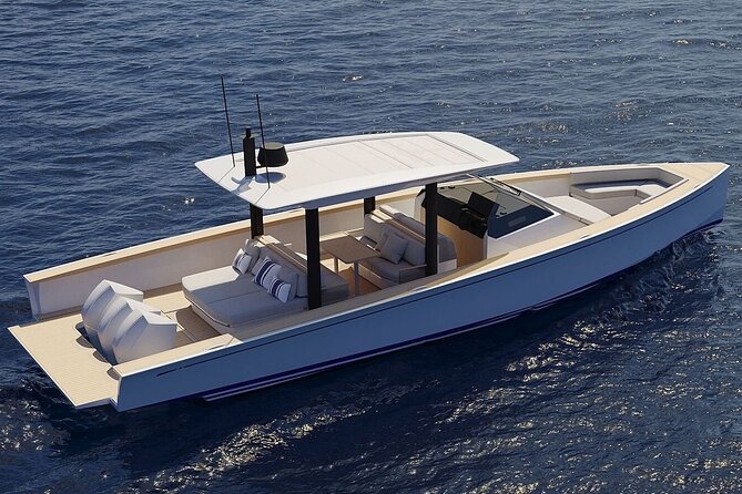 Private 5-Hour Cruise on Ultra Luxury Brand-New Yacht in Mykonos (Nevma) - Psarou, where Mykonos shows its polished side