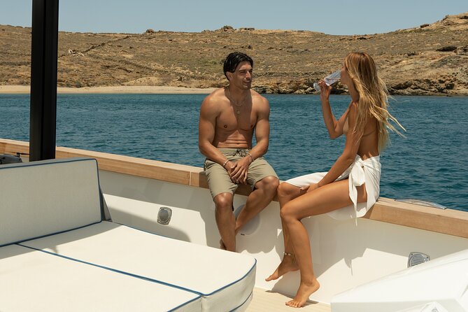 Private 5-Hour Cruise on Ultra Luxury Brand-New Yacht in Mykonos (Nevma) - Super Paradise is the main swimming stop