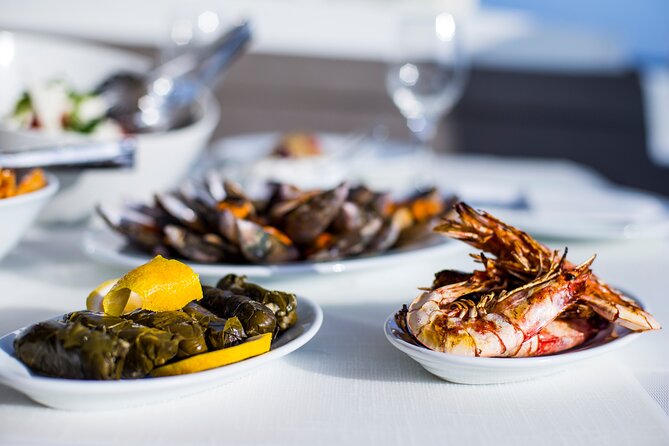 Private Beautiful Day or Romantic Sunset Cruise with Meal and Drinks - Santorini Volcano and the Hot Springs