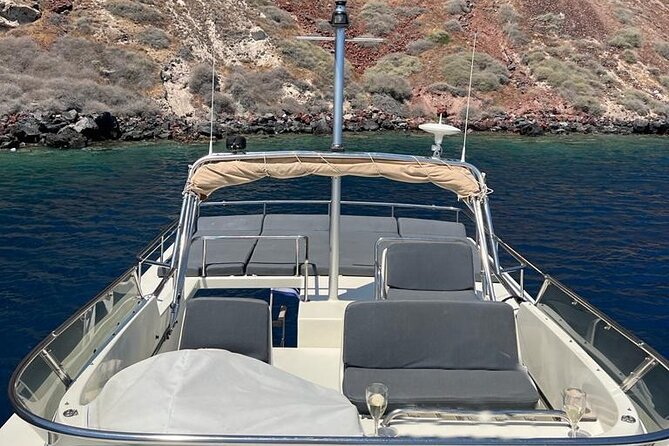 Private Full-Day Motor Yacht Cruise with Meal, Open Bar+Transfers - Thirasia snorkeling and time on the yacht