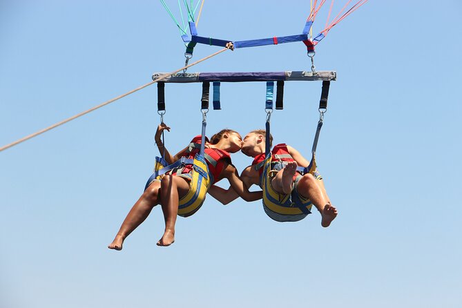 Private Parasailing at Rhodes Elli Beach - The ten-minute flight above the Aegean and Mediterranean