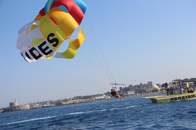 Private Parasailing at Rhodes Elli Beach - Is $72.56 fair for a ten-minute flight?
