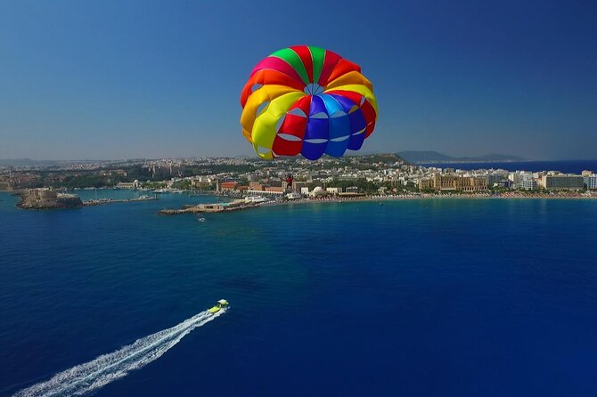 Private Parasailing at Rhodes Elli Beach - Who will enjoy this most?