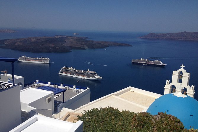 Private Santorini Full-Day Guided Sightseeing Tour - Emporio and the black sand coast