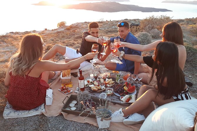 Private Santorini Sunset Picnic Experience - Watching the Santorini sunset from your own picnic spot