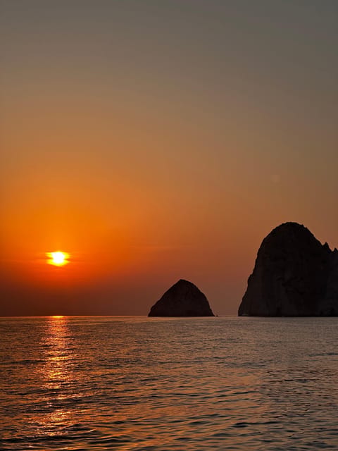 Private Sunset Cruise at Mizithres - The Mizithres rocks at sunset
