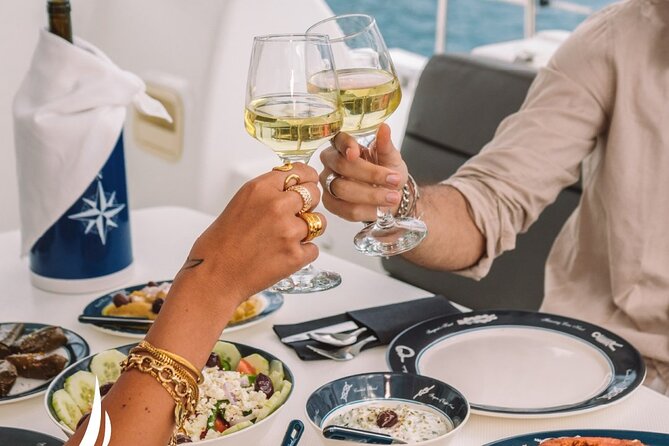 Private Sunset Cruise with Full Greek Dinner - Sunset on the return to Vlyhada