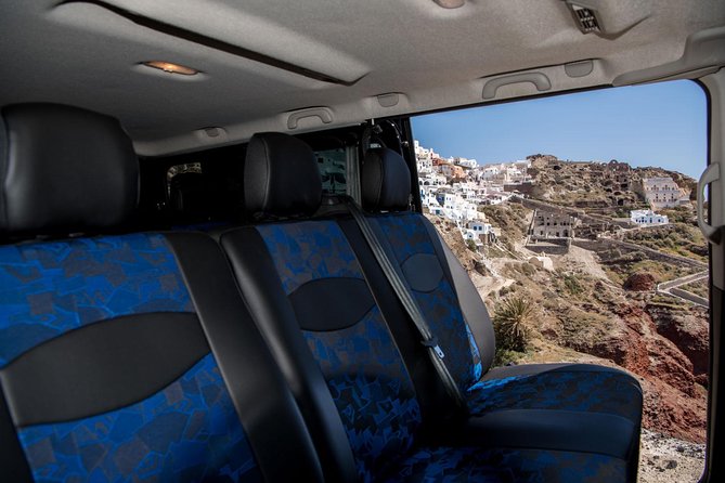 Private Transfer from-to Santorini airport to-from anywhere in Santorini Island - Fixed pricing and what the fare really buys