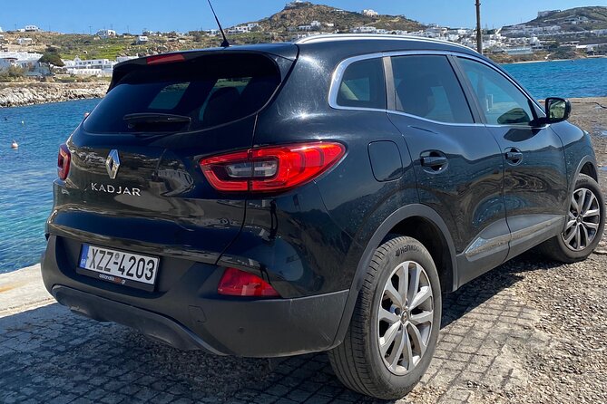 Private Transfer Service All Around Mykonos Island - 1 WAY - Meeting at Fabrika or arranging a pickup