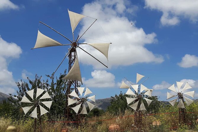 PRIVATE-Zeus Cave-Knossos-Olive oil Factory-Traditional Villages. - Lasithi Plateau and its old windmills