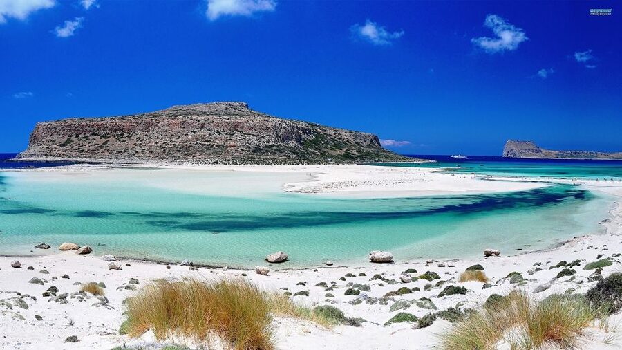 Rethymno Area: Gramvousa Island & Balos, Boat Ticket Extra - Balos Lagoon: pale sand and shallow blue-green water