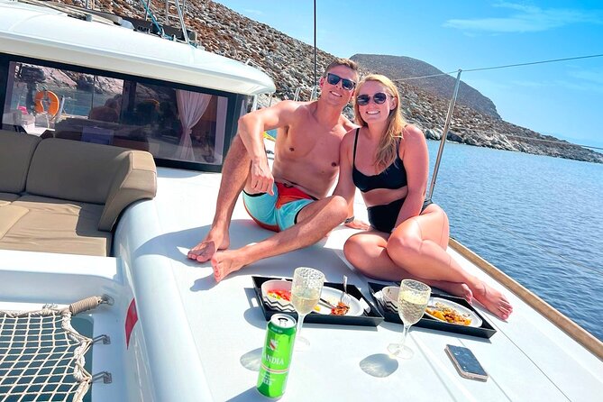 Rethymno Catamaran Cruise: Healthy Lunch & Open Bar - Snacks, Cretan Lunch, and the Open Bar