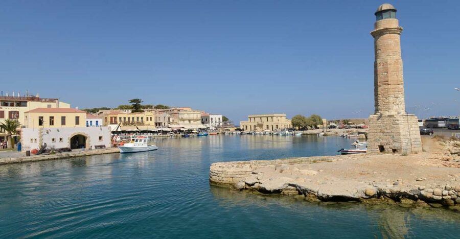 Rethymno: Pirate Boat Cruise with Swimming Stops - The westbound view through Gerani Bay
