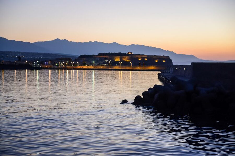 Rethymno: Sunset Cruise on a Wooden Pirate Boat - Returning as Rethymno lights up
