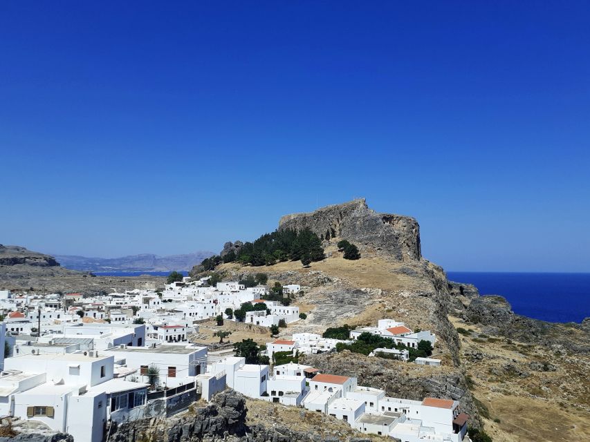 Rhodes: Acropolis of Lindos Entry Ticket with Audio Guide - The view over Lindos and the Aegean Sea