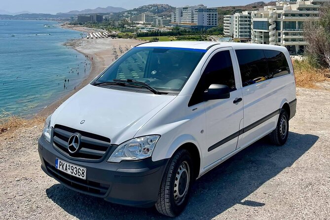Rhodes Airport Transfers - What the private vehicle means for groups of eight