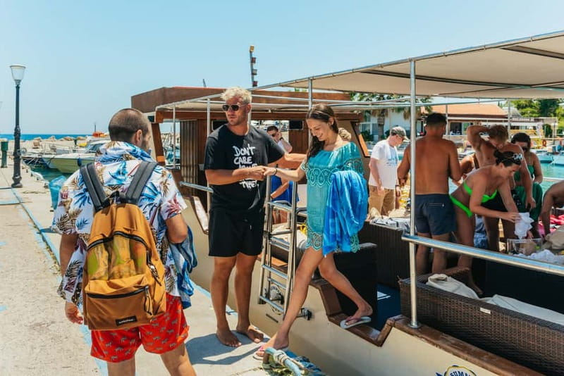 Rhodes: Anthony Quinn, Ladiko and Caves All-Inclusive Cruise - Ladiko Bay and the final swim