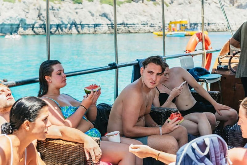 Rhodes: Anthony Quinn, Ladiko and Caves All-Inclusive Cruise - Comfort, facilities, and the 28-person limit