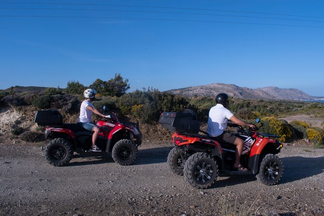 Rhodes ATV Quad Adventure Guided Tour 2 or 1 person on 1 Quad - Who should book this South Rhodes outing