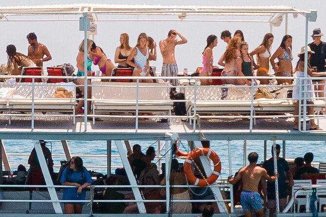 Rhodes Bay to Bay Swim Cruise-Greek Buffet w/wine included - Anthony Quinn Bay and fish-filled snorkeling