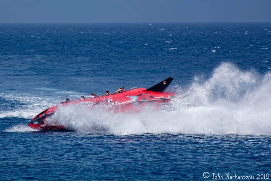Rhodes: Beaches Trip by Jet Boat with Snorkeling and Drinks - Kallithea Springs Bay and its sea caves