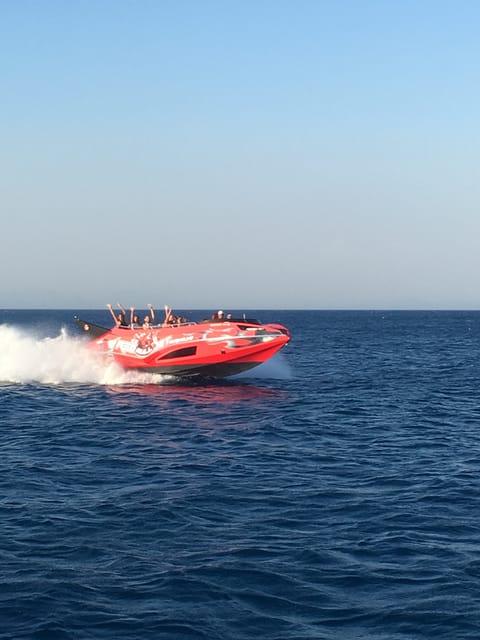 Rhodes: Beaches Trip by Jet Boat with Snorkeling and Drinks - Santa Marina and the second swim