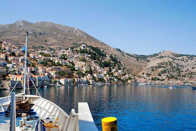 Rhodes: Boat trip to Symi island with swimming at St. George - Practical value at $51 per person