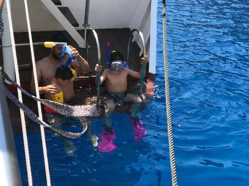 Rhodes: Boat trip to Symi island with swimming at St. George - How the timing affects your day