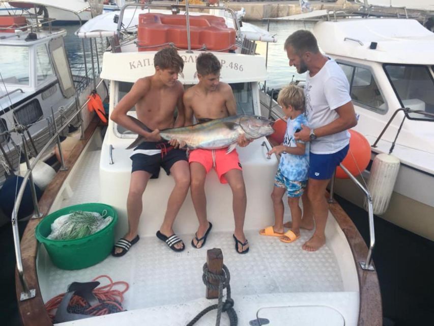 Rhodes: Captain Manolis Fishing Trip with BBQ and Swimming - Coastal views and a different side of Rhodes
