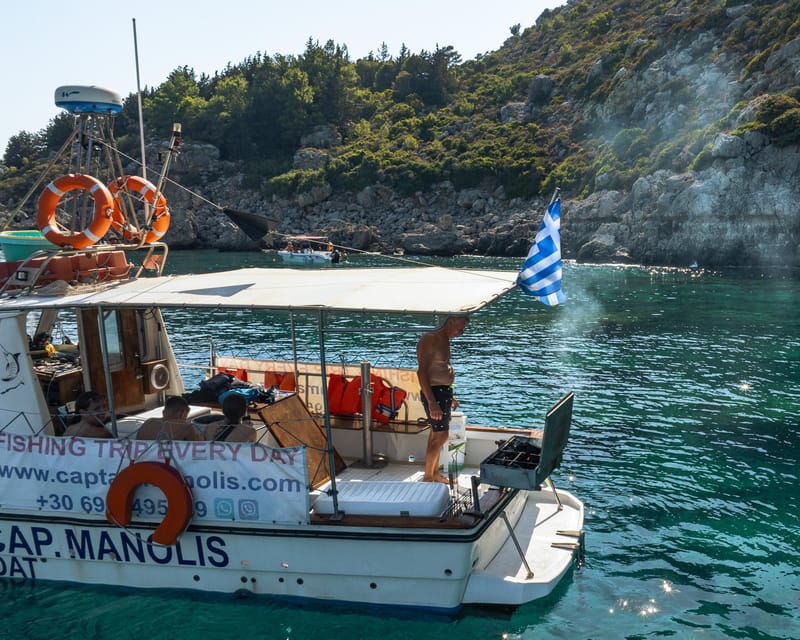 Rhodes: Captain Manolis Fishing Trip with BBQ and Swimming - Who should book this trip