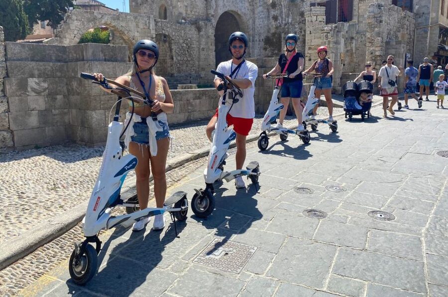 Rhodes: City Highlights and Medieval Town Trikke Tour - What the guide adds to the ride
