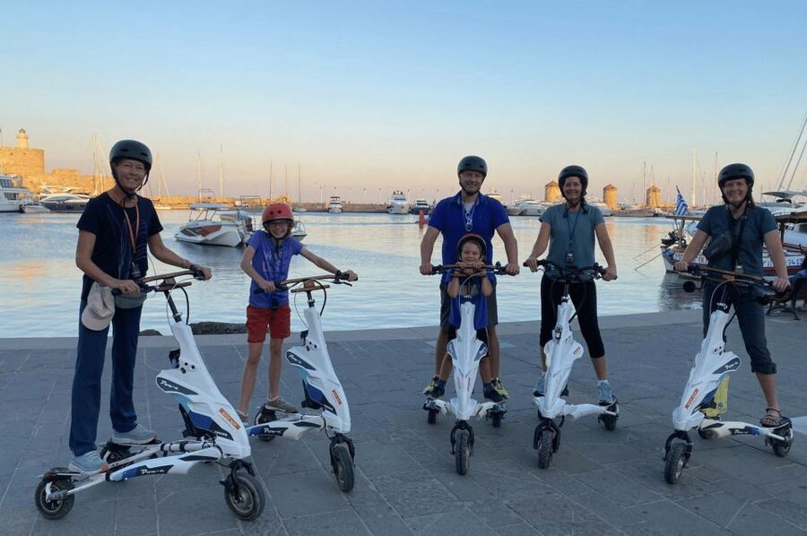 Rhodes: City Highlights and Medieval Town Trikke Tour - Starting at Golden Corner