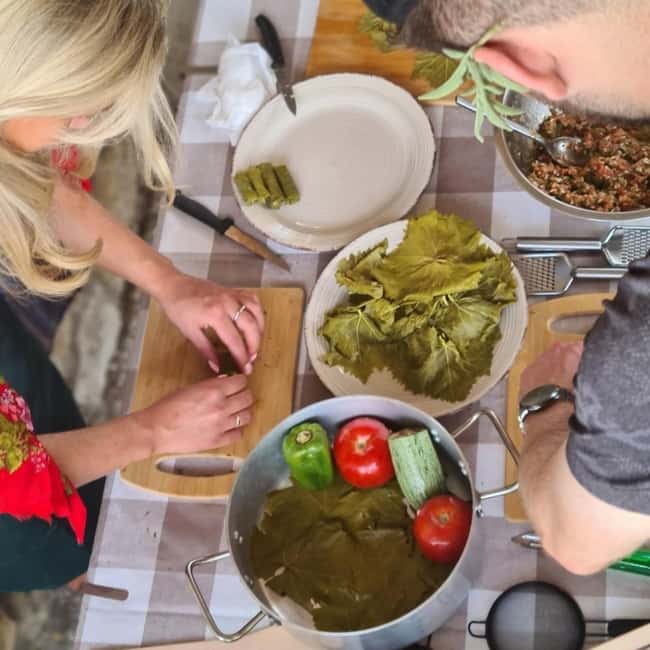 Rhodes: Cooking Class & Lunch at a Traditional Farmhouse - Lunch Under the Olive Trees