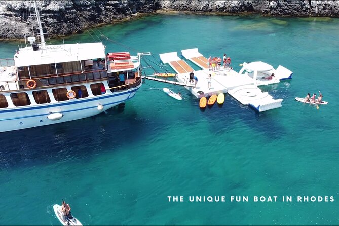 Rhodes Cruise - Fun in the Sun - Anthony Quinn Bay, 40 minutes in clear green water