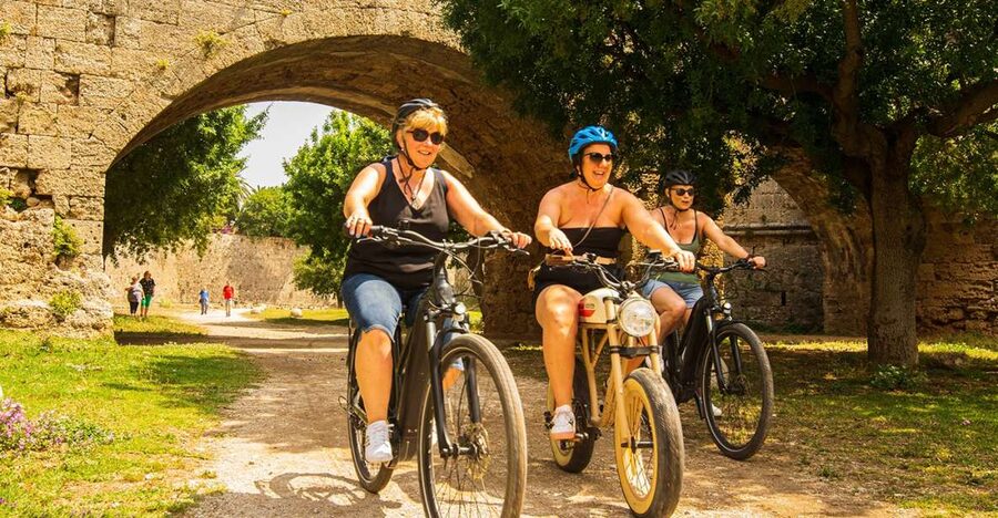 Rhodes: E-bike Highlights Sunset or Morning Photo Tour - Key points at a glance