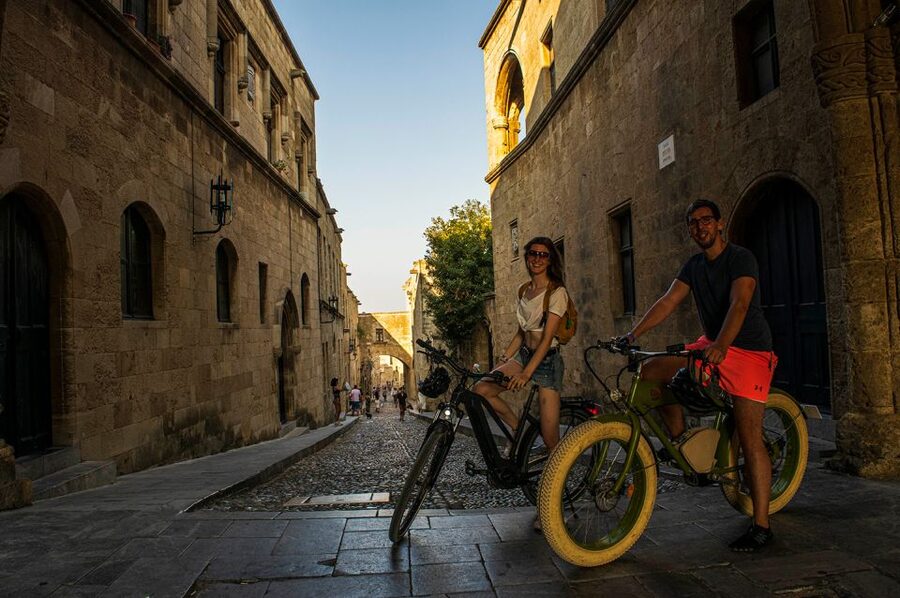 Rhodes: E-bike Highlights Sunset or Morning Photo Tour - The guide and the small-group advantage