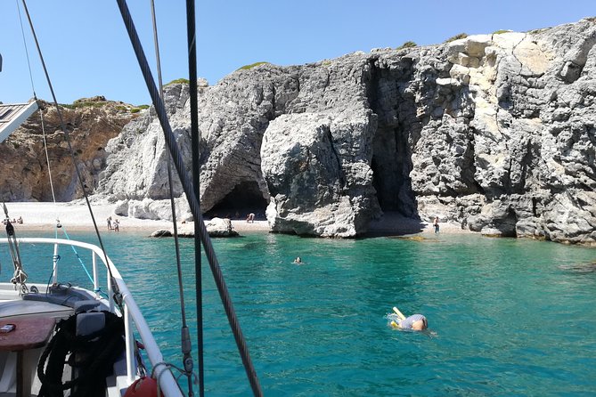 Rhodes Exclusive Swim Cruise Cocktail Open bar & Gourmet Buffet - Ladikos Bay and the Story Behind Its Name