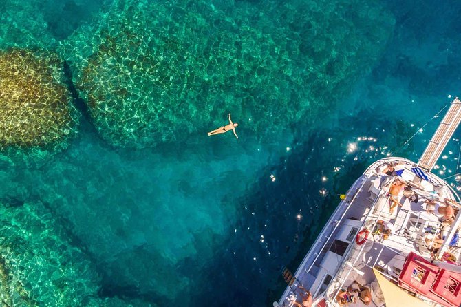 Rhodes Exclusive Swim Cruise Cocktail Open bar & Gourmet Buffet - Greek Buffet Lunch with Seafood and Local Flavours
