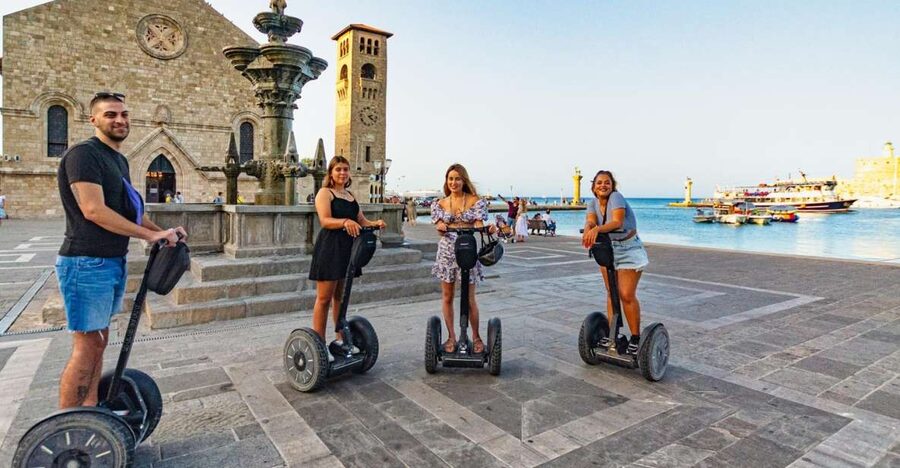Rhodes: Explore the New and Medieval City on a Segway - Old Town walls, narrow alleys, and the Church of the Virgin of the Burgh