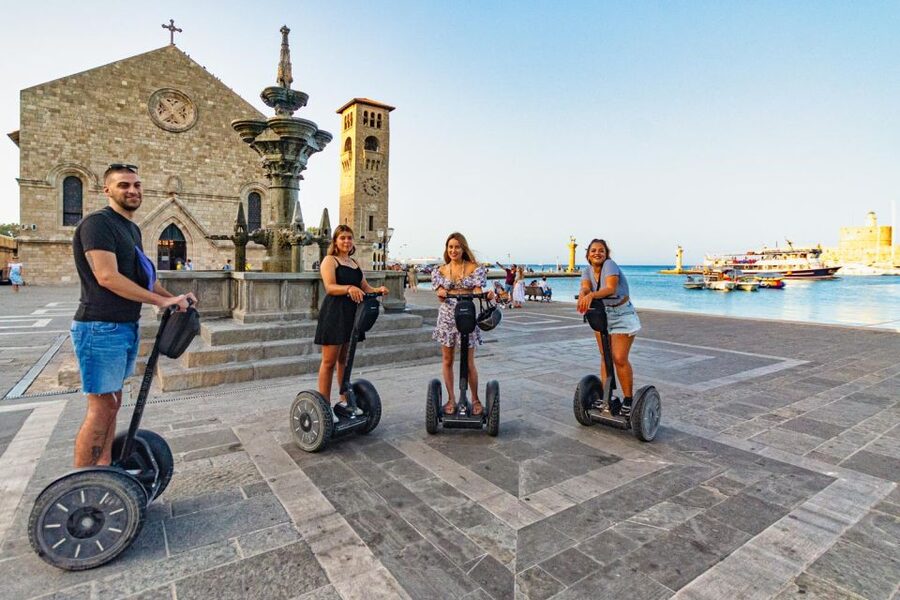Rhodes: Explore the New and Medieval City on a Segway - The medieval moat and fortifications
